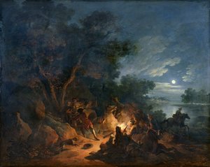 هجوم اللصوص ليلا ، ج .1770